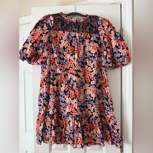 Banjanan Dress - Pink and Black Floral